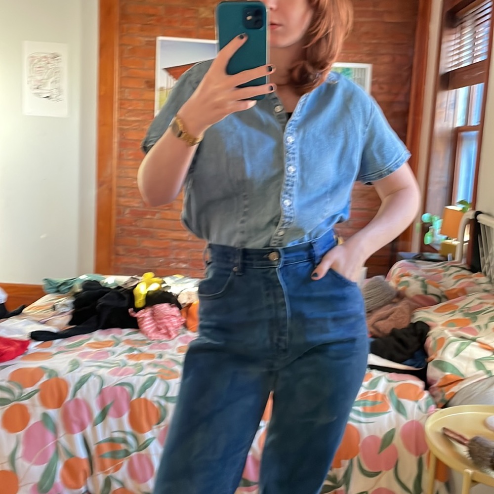 Vintage Denim Blouse